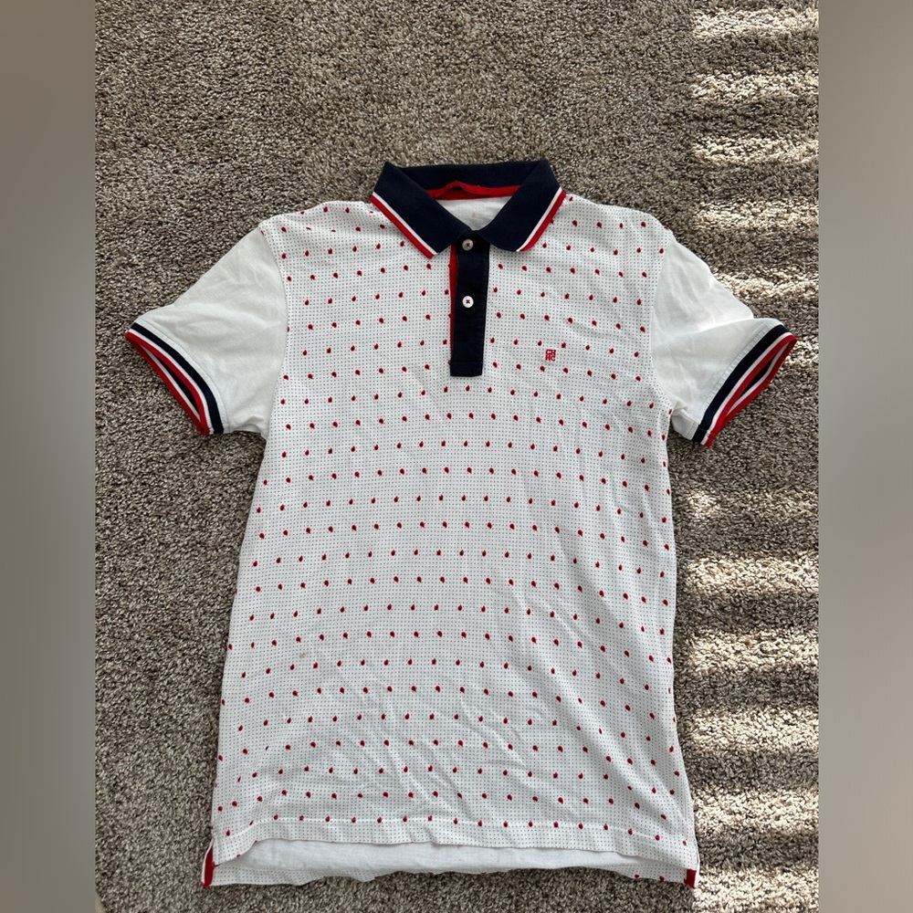 Carolina Herrera Polka Dot Design Polo